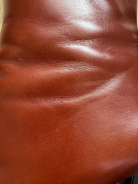 NWOT Jeffrey Campbell Cognac Leather Block Heel Ankle Boots - Picture 10 of 10